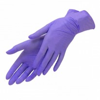 Перчатки нитриловые Фиолетовый 200 шт/уп