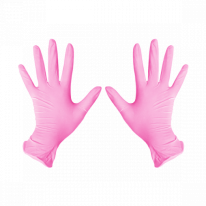 Перчатки нитриловые Розовый 100 шт/уп