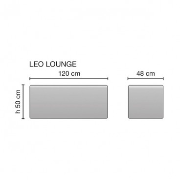 Диван для ожидания &quot;LEO LONGUE&quot;