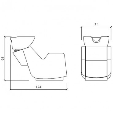 Парикмахерская мойка &quot;Ultrawash Basic&quot;