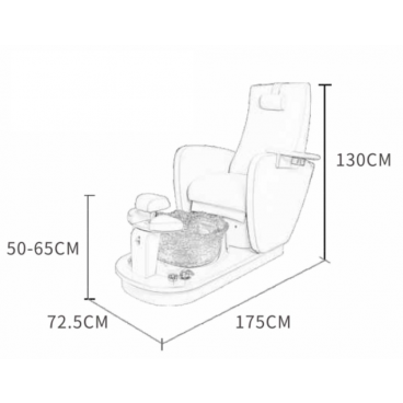 Педикюрное СПА-кресло &quot;HZ-1019A&quot;