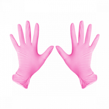 Перчатки нитриловые Розовый 100 шт/уп