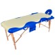 Массажный стол складной деревянный JF-AY01 2-х секционный с волной (МСТ-003Л)