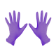Перчатки нитриловые Фиолетовый 100 шт/уп (Австрия)